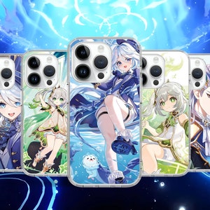 Genshin Auswirkungen Furina Nahida Handyhülle für iPhone 16 15 14 Pro Max 13 12 Mini / Case für Samsung S25 S24 S23 S22 / Google Pixel