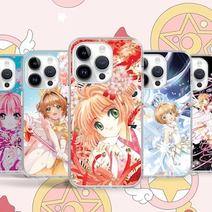 Sakura Japanese Anime Manga Comic Phone Case for iPhone 15 14 Pro Max 13 12 Mini XR X Case for Samsung S24 S23 S22 A54 A15 Google Pixel 8 7