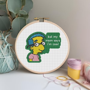 I&#39;m Cool Quote Cross Stitch Embroidery Pattern Pdf Download