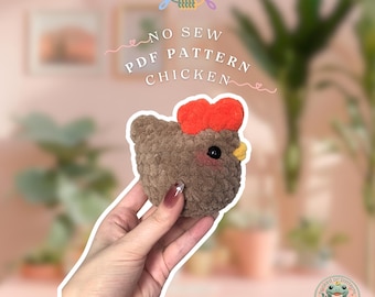 NOSEW Tiny Chicken Amigurumi Crochet Stardew Valley Plushie Pattern