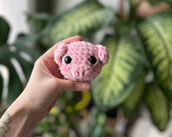 Under 10 minutes Pig, Chick, Koala Plushie Keychain Amigurumi Crochet Pattern