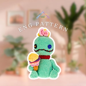 Scrump von Lilo and Stitch amigurumi gehäkelte Plüschtier Anleitung
