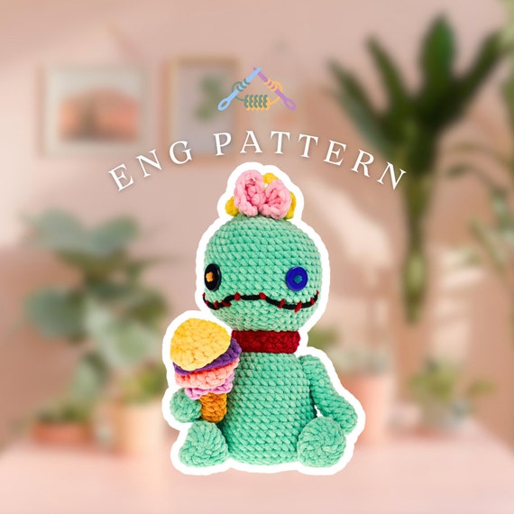 Scrump from Lilo and Stitch amigurumi crochet plushie pattern
