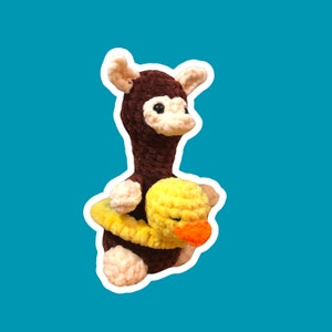 Cute Amigurumi Crochet Alpaca Lama Plushie Pattern image 3