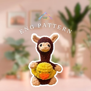 Alpaca Lama Amigurumi Crochet Plushie Pattern