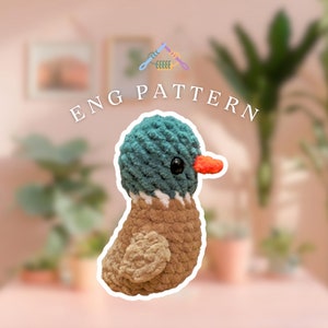 Cute Duck Amigurumi Crochet Plushie Pattern
