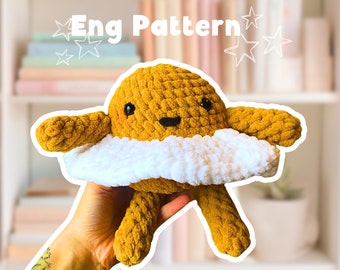 Cute Amigurumi Egg Crochet Plushie Pattern