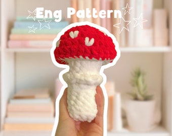 Cute Amigurumi Mushroom Crochet Plushie Pattern