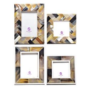 Premium Stylish Photo Frames Featuring Multi-Color Bone Patterns
