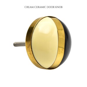 Resin Cabinet Knob | Handmade Gold Accent Drawer Pull | SHILPWARE