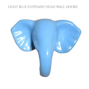 Handgefertigte Keramik Elefant Wandhaken | Kinder Dekor | SHILPWARE