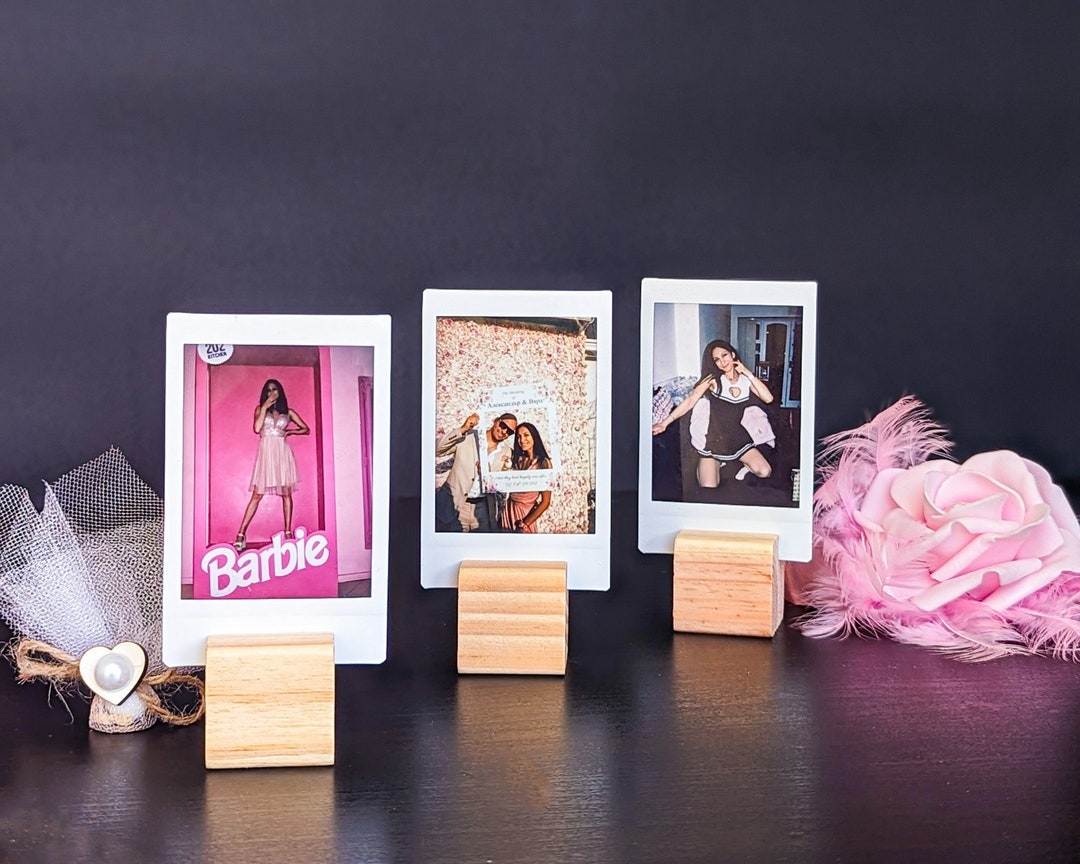 Premium Wooden Polaroid Photo Stand Holders Etsy