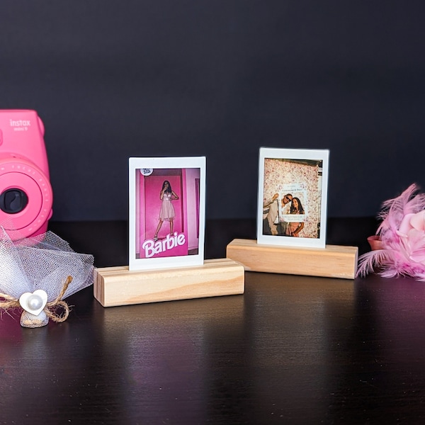 Premium Wooden Polaroid Photo Stand Holders