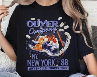 Retro Oliver and Company Shirt, Oliver And Friends Shirt, Oliver and Company Disney Shirt, Disney Dogs Shirt, Dogs Lover Gifts