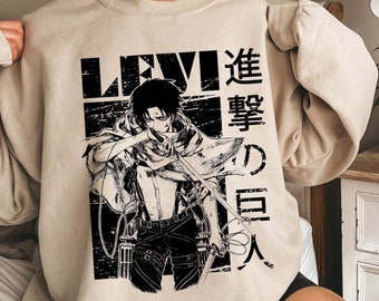 Vintage Levi Ackerman Shirt Captain Levi Shirt Levi T shirt Anime Manga Shirt Japanese Anime Shirt Levi Ackerman Fan Shirt Etsy