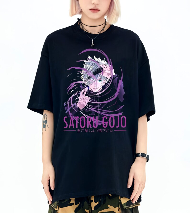 Satoru Gojo Anime Shirt, Satoru Gojo Tshirt, Gojo Satoru Merch Shirt