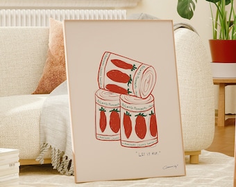 Let It Rip Poster | Canvas Poster | Kitchen Wall Art Poster | The Bear Poster | Modern Wall Art | Home Decor | Wall Art Print | Unique Gift