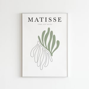 Henri Matisse The Cut Outs Exhibition Poster | Digital Print | Matisse Poster | Digital Download | Printable Wall Art | Abstract Art Print