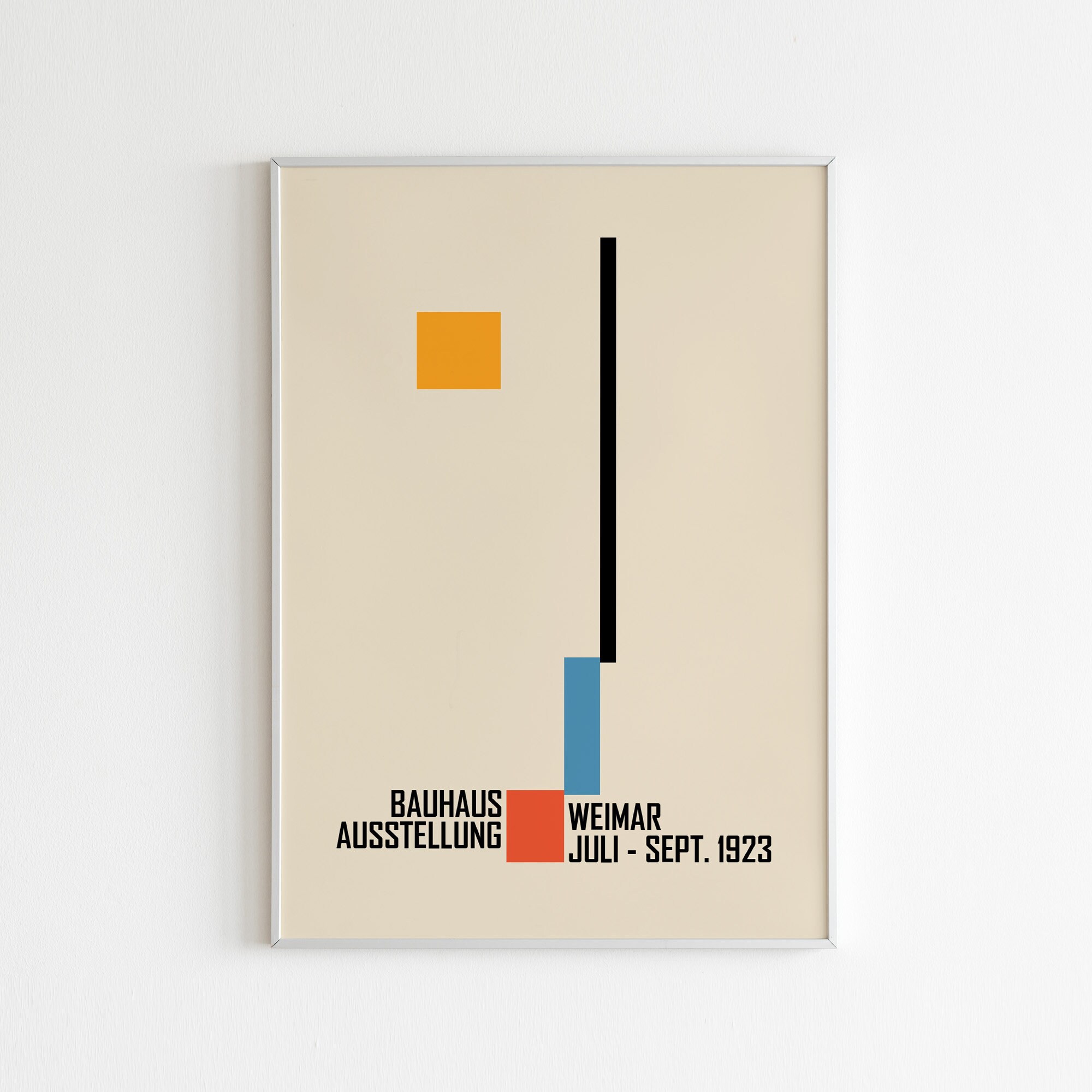 Bauhaus Gallery Wall Art Set of 6 for Home Office - Modern Art Digital ...