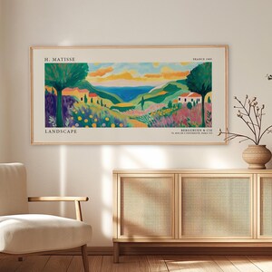 Matisse Landscape Exhibition Poster | Panoramic Wall Art | Home Decor | Matisse Print | Matisse Inspired Print | Large Poster | Canvas image 2