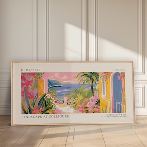 Matisse Landscape Exhibition Poster | Panoramic Wall Art | Modern Home Decor | Matisse Print | Neutral Wall Art | Large Poster | Canvas image 5