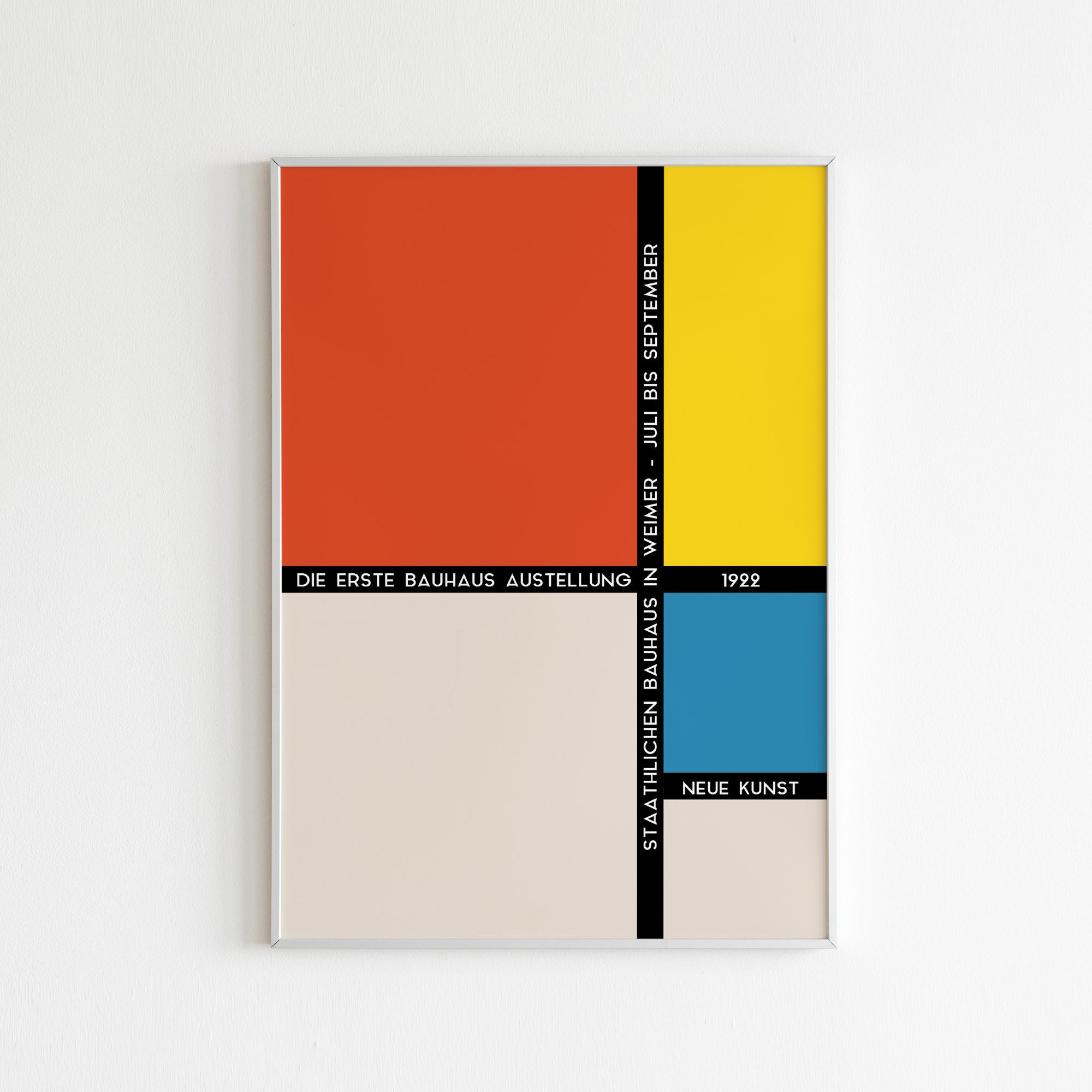 Bauhaus Weimar Exhibition Print | Digital Print | Bauhaus Poster | Digital Download | Printable Wall Art | Modern Art | Gallery Print