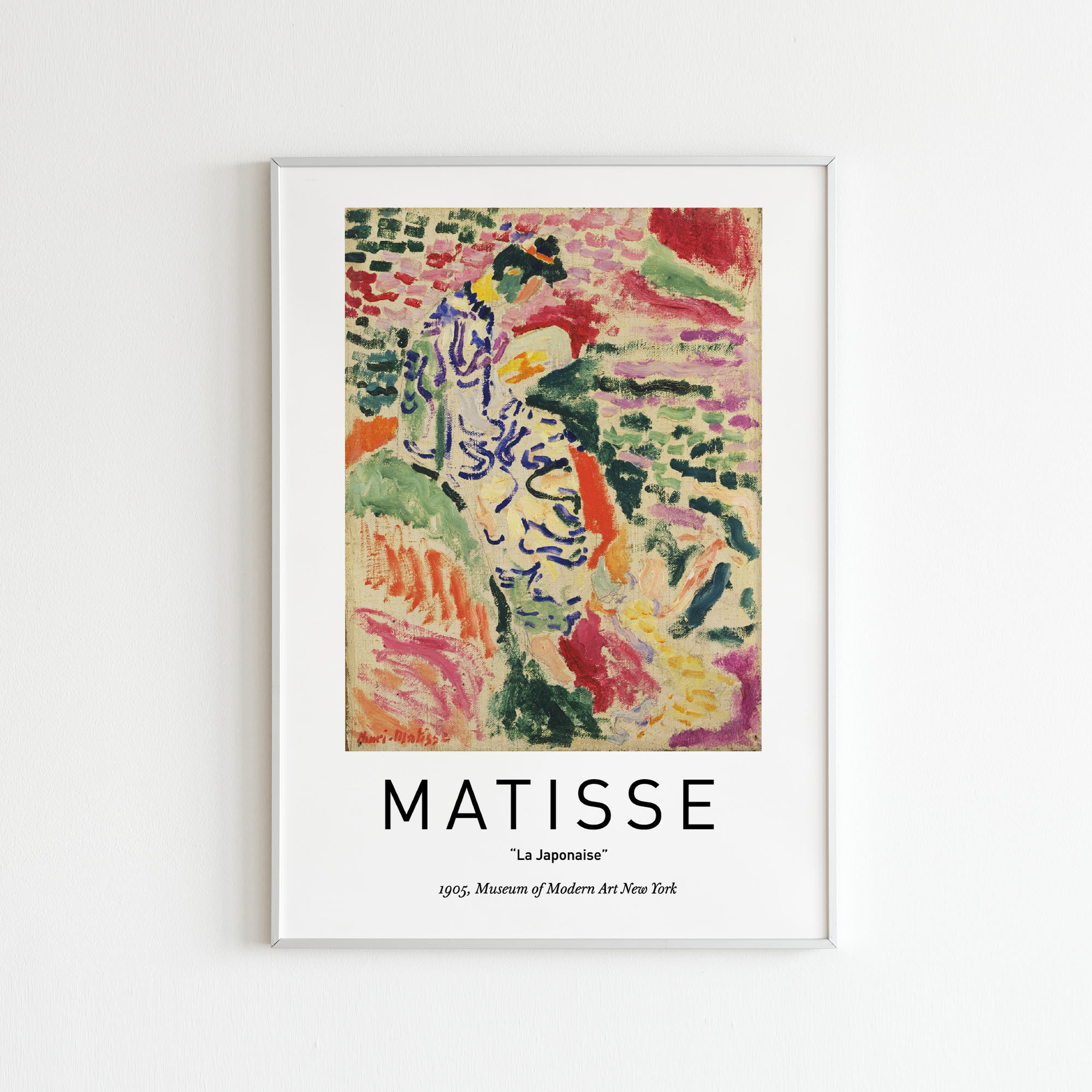 Henri Matisse Poster, La Japonaise, Home Wall Poster, Exhibition Print