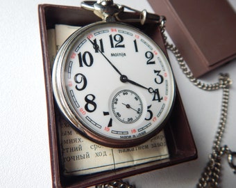 Nuevo reloj vintage de la URSS Molniya Cal-3602