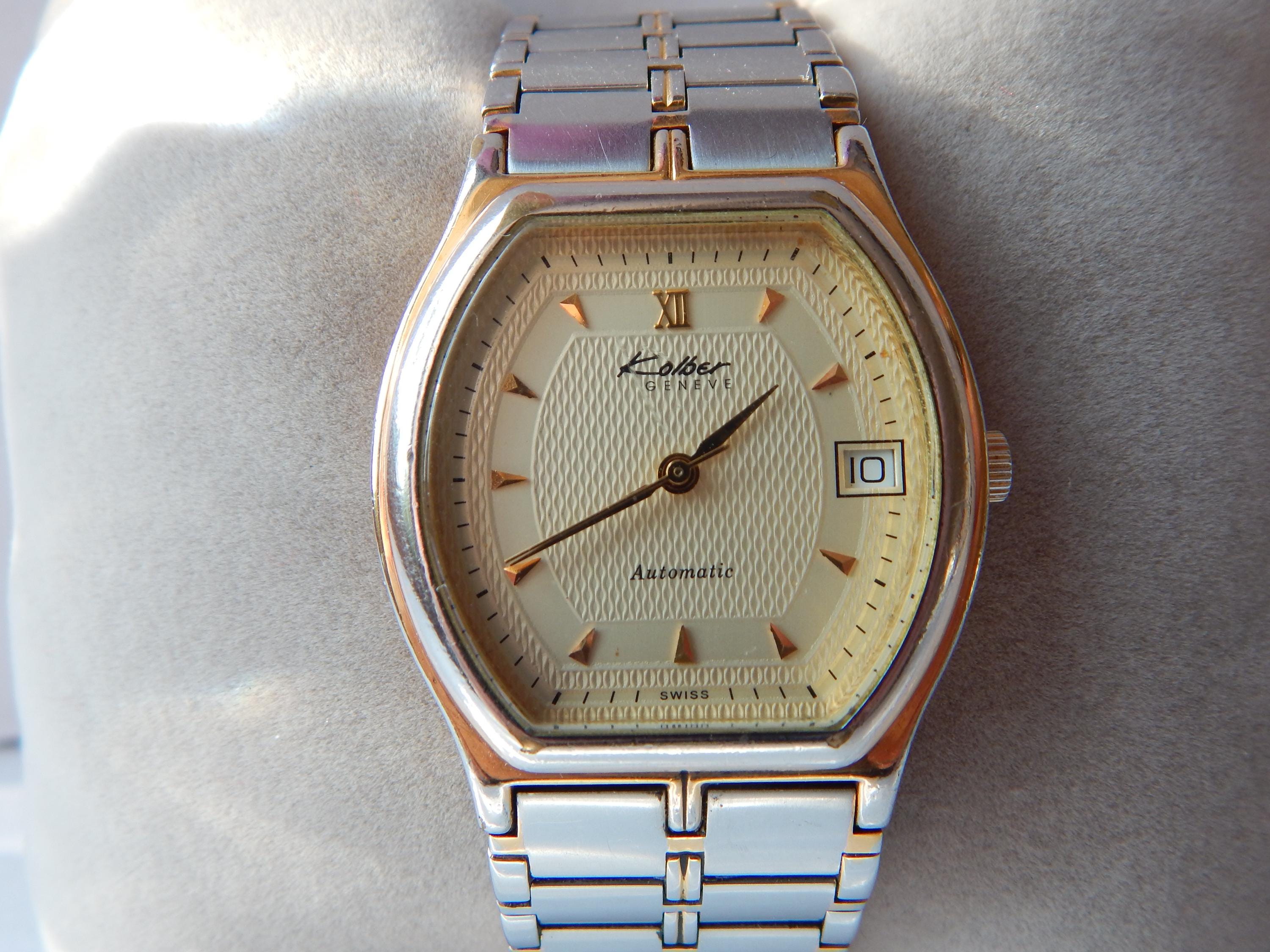 Vintage Swiss Kolber Geneve Automatic Watch K9310 1980s. - Etsy Israel