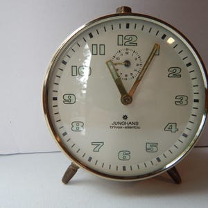 JUNGHANS 目覚まし時計 TRIVOX SILENTIC 機械式 ドイツ製 Junghans Trivox - Etsy