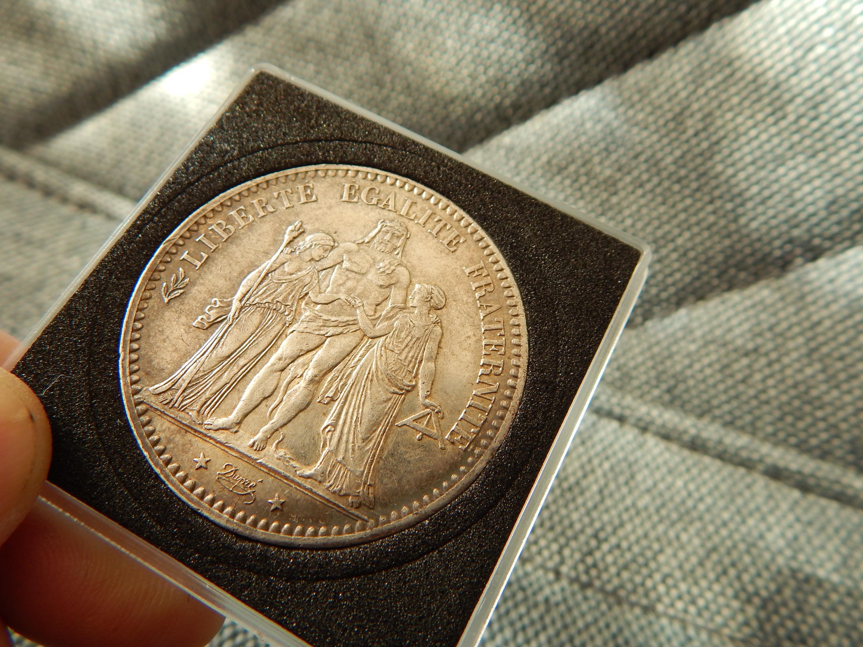 Coin 1876-A France 5 Francs Silver 0.900 - Etsy
