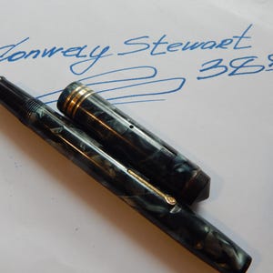 Conway Stewart 388 Fountain Pen With a 14-carat Gold Nib in Black