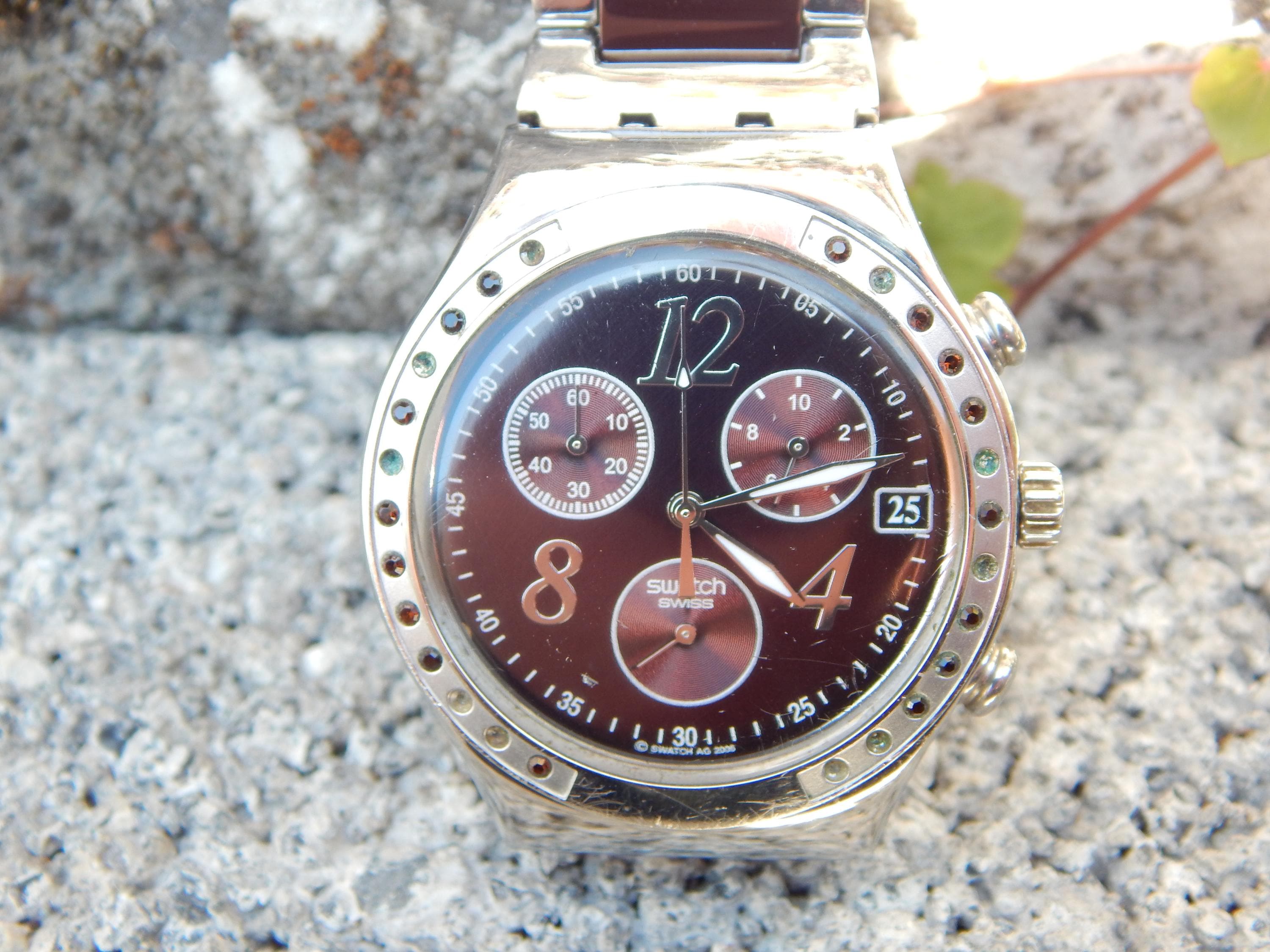 SWATCH Irony Chrono DREAMNIGHT 2006 - Etsy