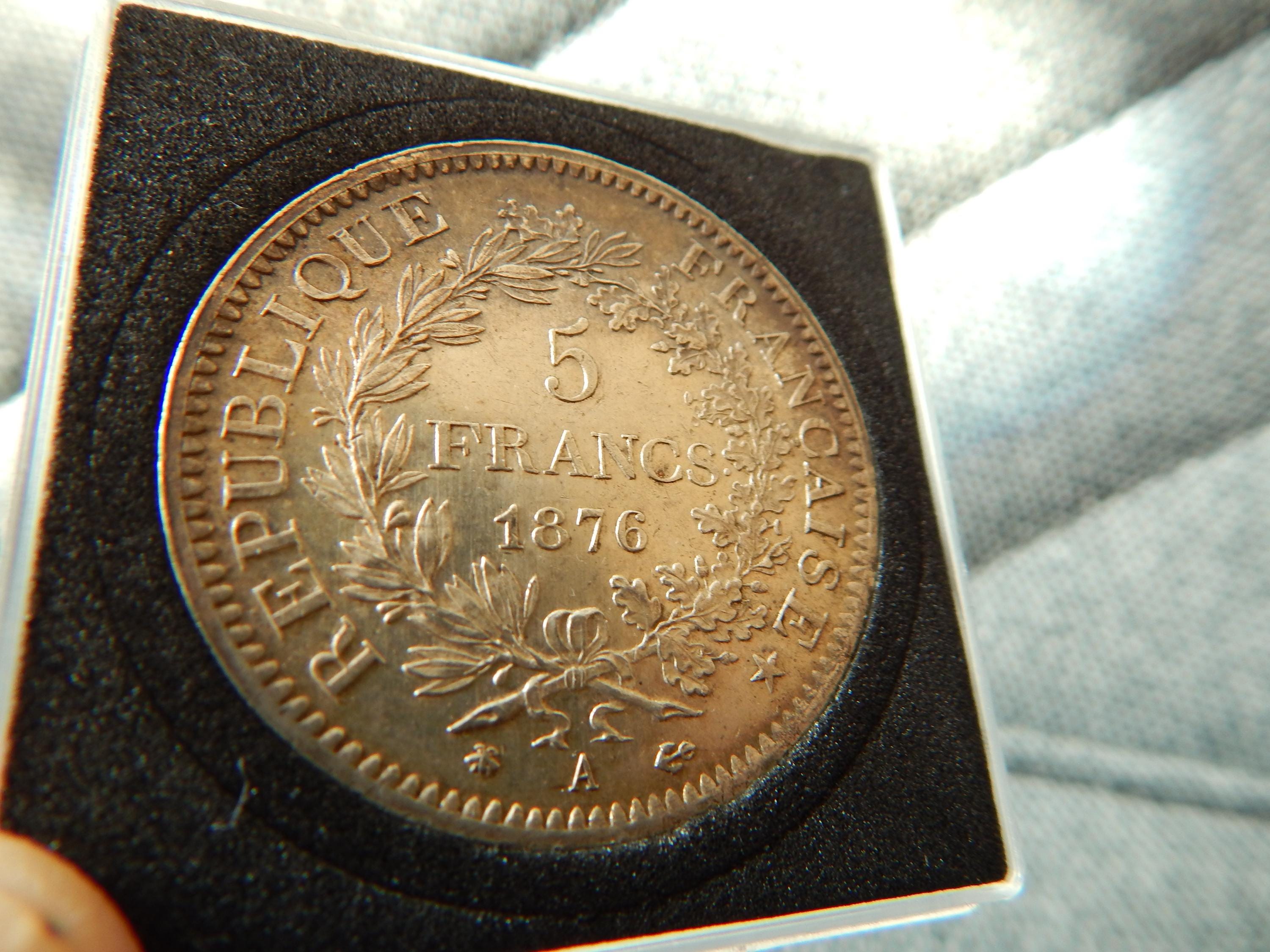 Coin 1876-A France 5 Francs Silver 0.900 - Etsy