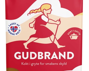 Norwegian 780 GRAM SYNNØVE GUDBRANDALS brown cheese. Free shipping