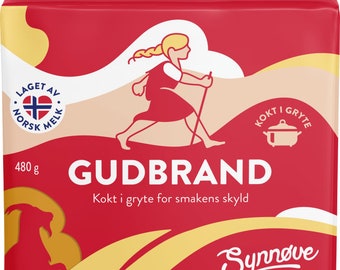 2 X  Norwegian SYNNØVE GUDBRANDALS brown cheese. Free shipping