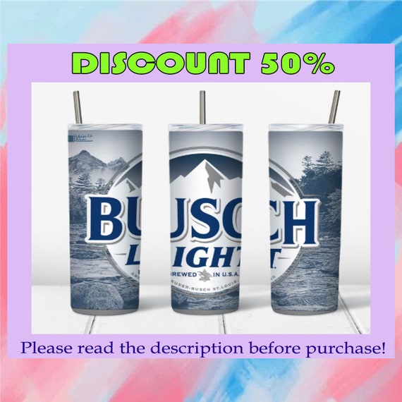 Busch Light Logo Wrap Tumbler Wrap Png Logo Tumbler Wrap Etsy