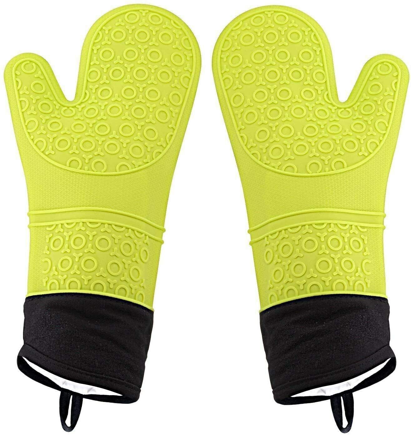 Oven Gloves Surface Treatment Oven Gloves, Nonslip Silicone Oven