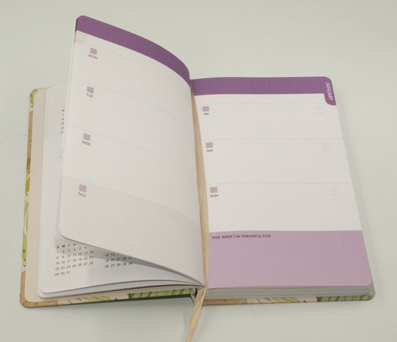 2023 a5 day a page diary daily planner hardback journal etsy