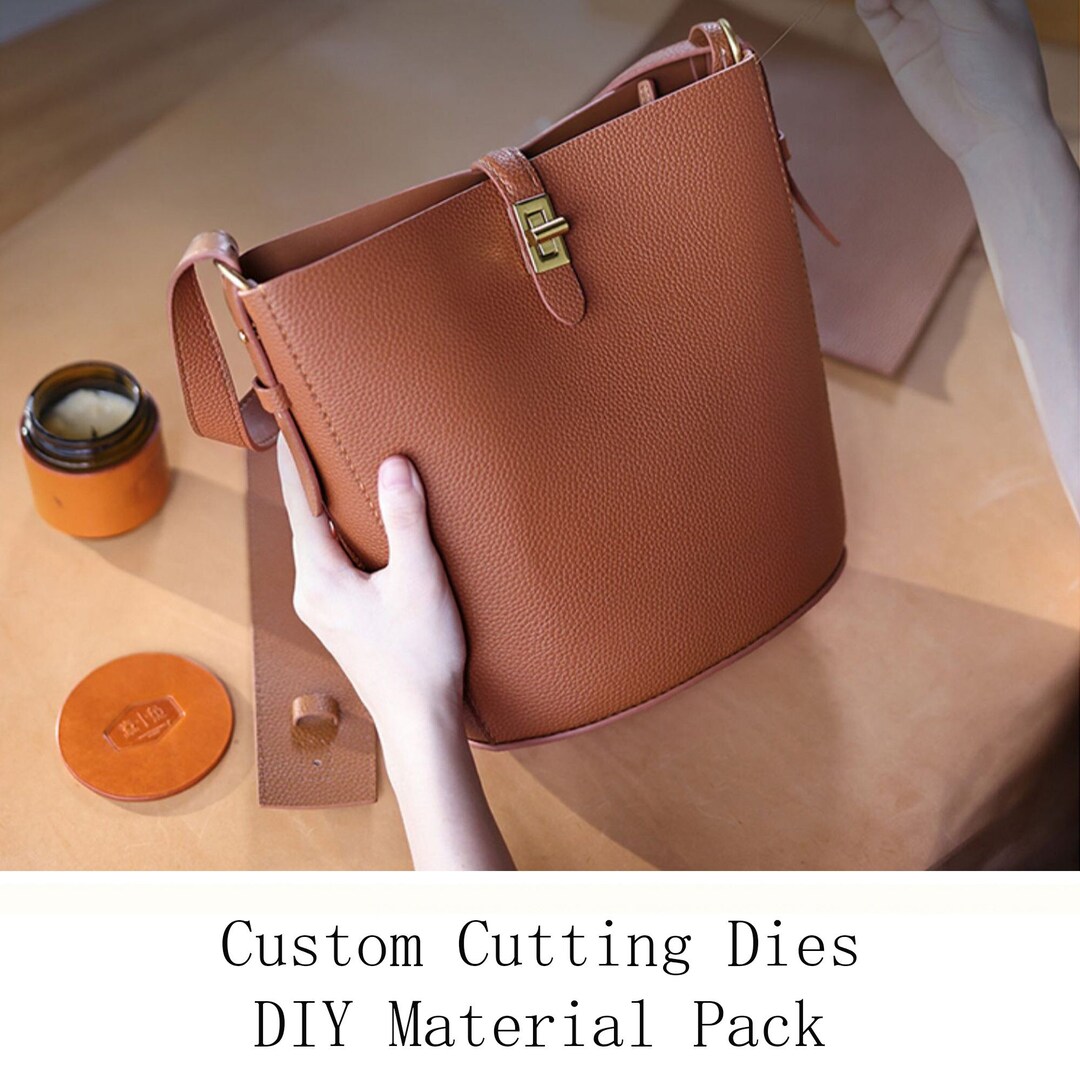 Leather Cutting Die, DIY Handmade Bucket Bag, Women's Handbag Crossbody