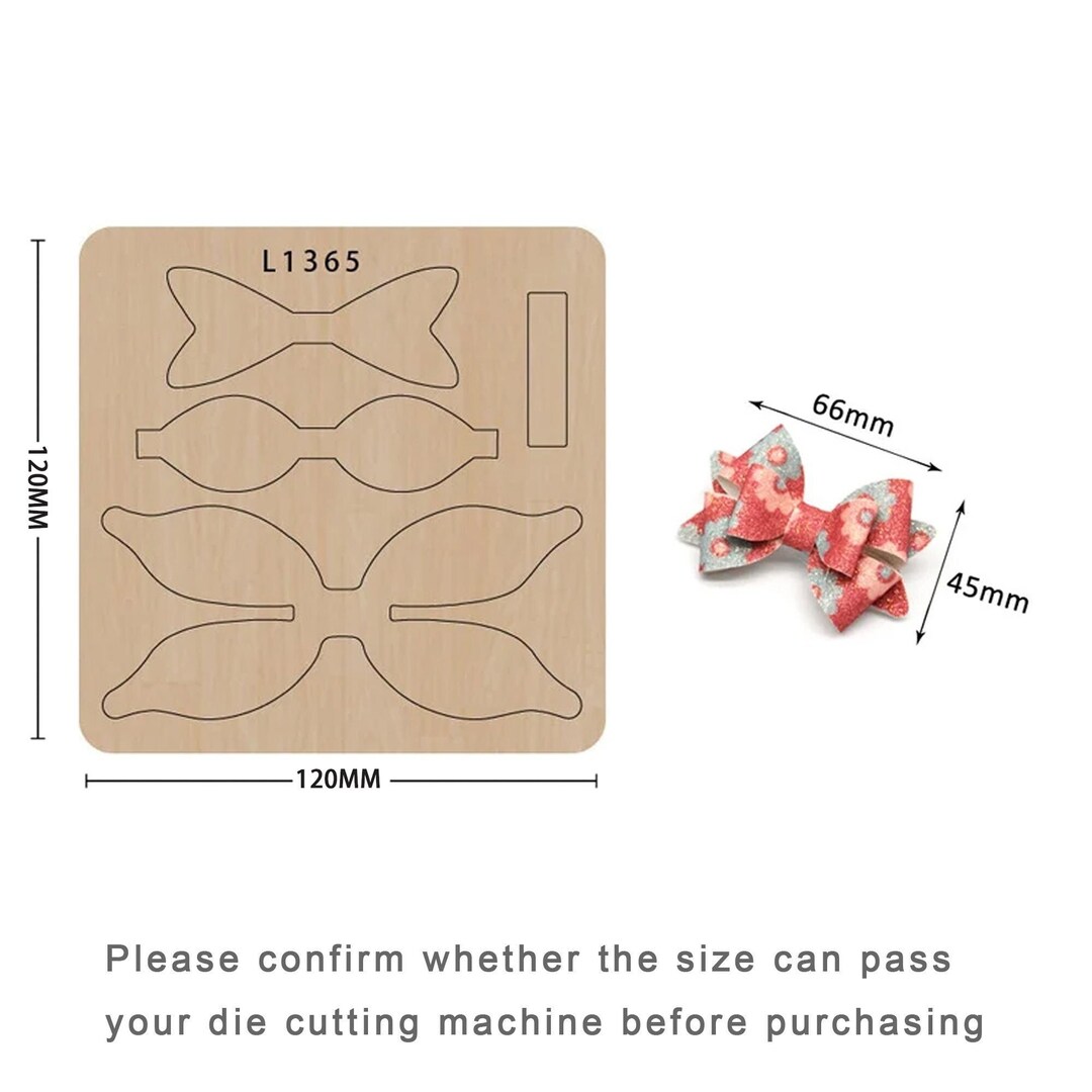 Sizzix Bow Die/hair Bow Dies/leather Cutting Die/scrapbooking/custom