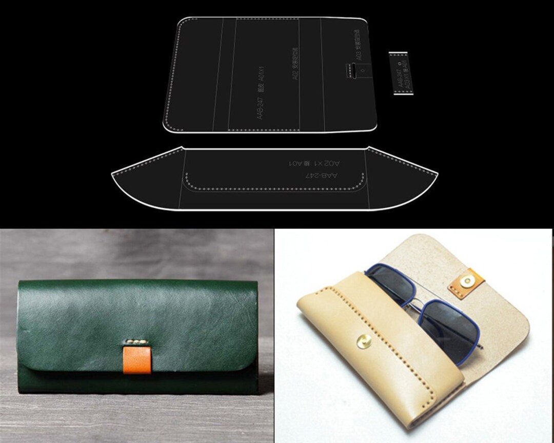 Leather Pattern Acrylic Templates, Vellum, Leather Cutting Moulds, Leather Tools, Leather