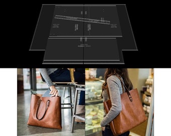 DIY Women Round bag Shoulder Bags Handbag Template Clear Acrylic Leather Pattern Kraft paper pattern leathercraft DIY tool/Leather pattern