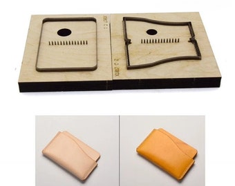 Custom Card Bag Leather Punch Die Set,Coin Purse Leather Cutting Die Cut Mold,Leather Crafts Kraft Tool