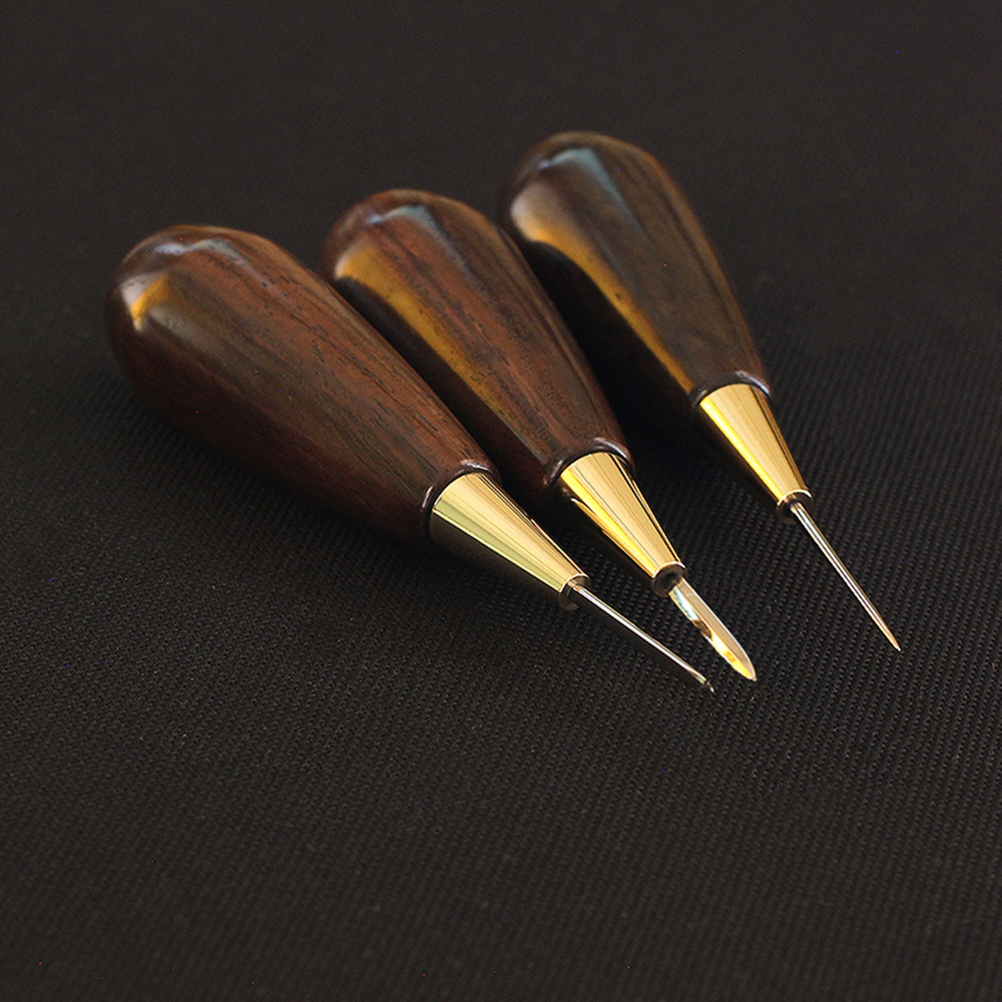 Round Style Leather Sewing Awl Stitching Awl Since Leather Craft Tools 