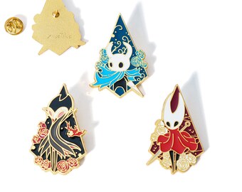 Hollow Knight Metal Pin, Enamel Pins, Hornet Fandom Fan, Cosplay jewelry Hallownest of Hollow Knight