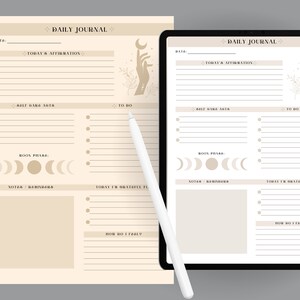Digital Daily Planner, Spiritual Witchy Digital Planner, iPad Planner ...