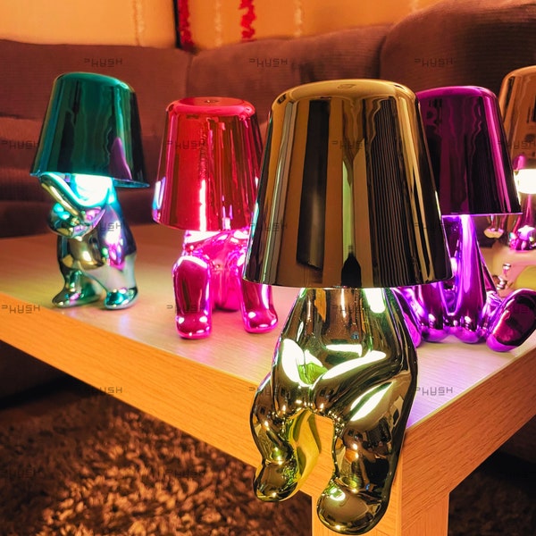 Lampe de table, décoration de chambre mignonne, lampe de table moderne, veilleuse, lampe cool, lampe de table de chevet