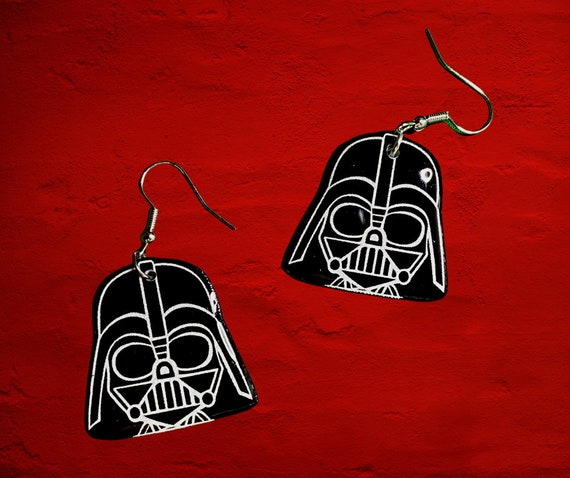 Darth Vader Earrings Etsy