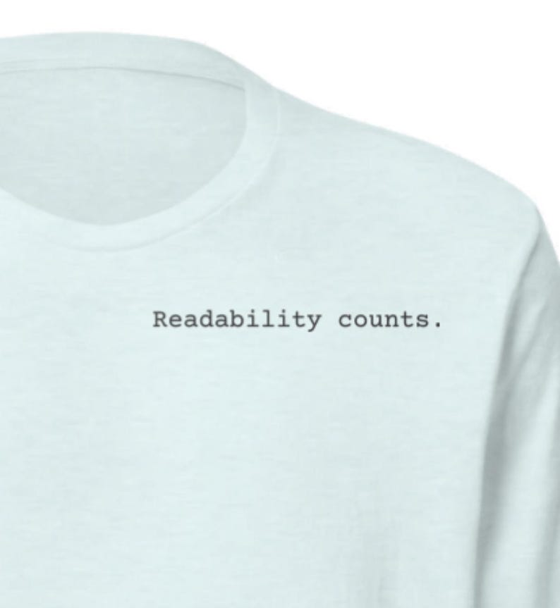 La legibilidad importa. Camiseta para desarrolladores de Python, Zen de Python, Humor de programadores, Camiseta de código limpio imagen 1